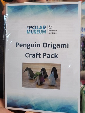 Penguin origami craft pack