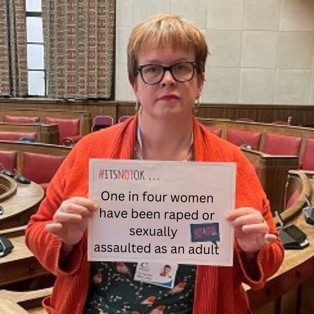 It's not OK that one in four women have been raped or sexually assaulted as an adult