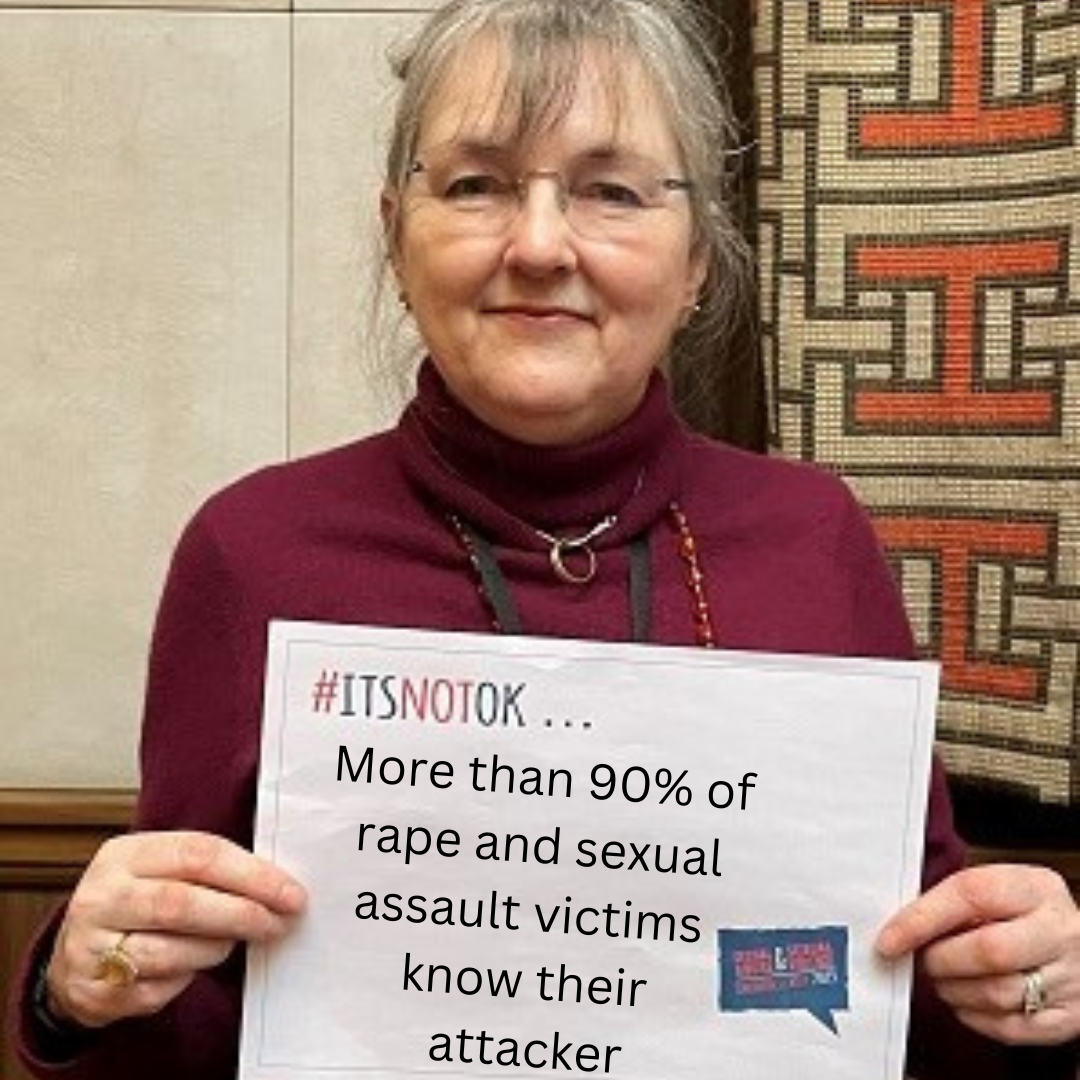 It's not OK that more than 90% of rape and sexual assault victims know their attacked