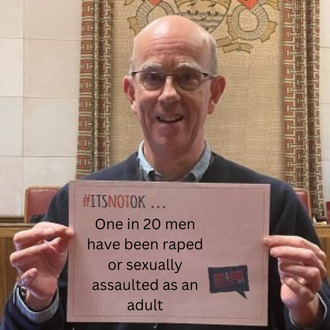 It's not OK that one in 20 men have been raped or sexually assaulted as an adult