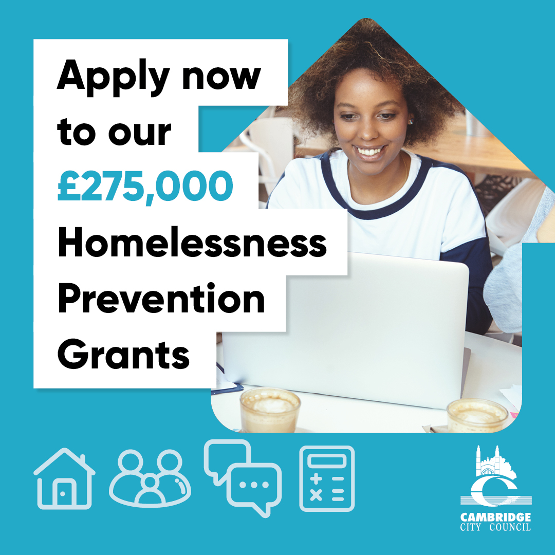 Apply now to our £275,000 Homelessness Prevention Grants
