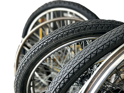 Bicycle tyres and inner tubes