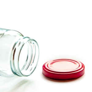 Glass jars and lids