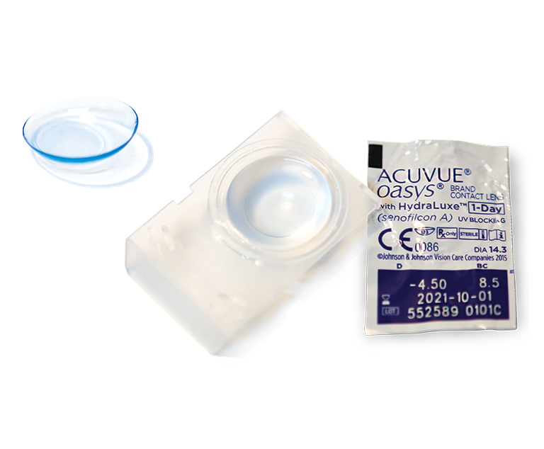 Contact lenses and packaging