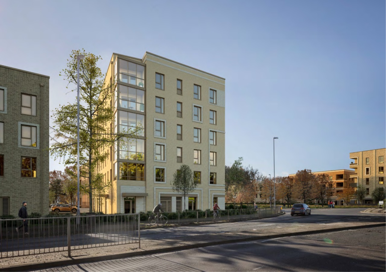 CGI of new multi storey accommodation