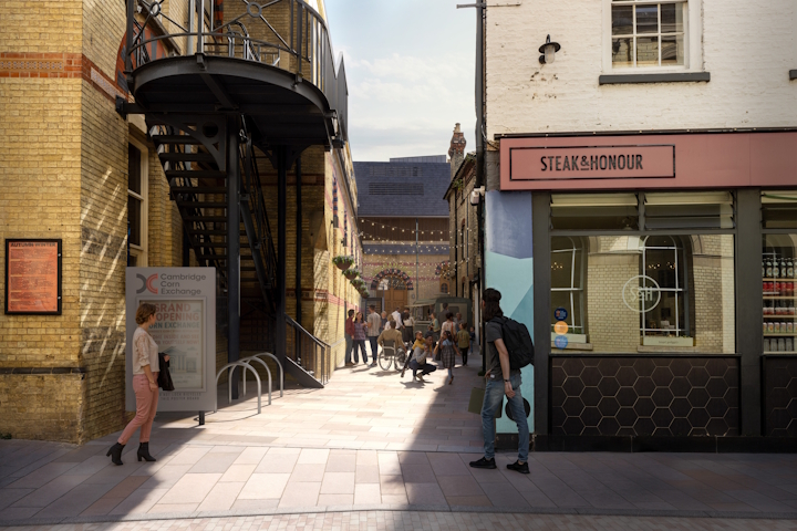 Artist’s impression of the proposed bar area at Parson’s Court