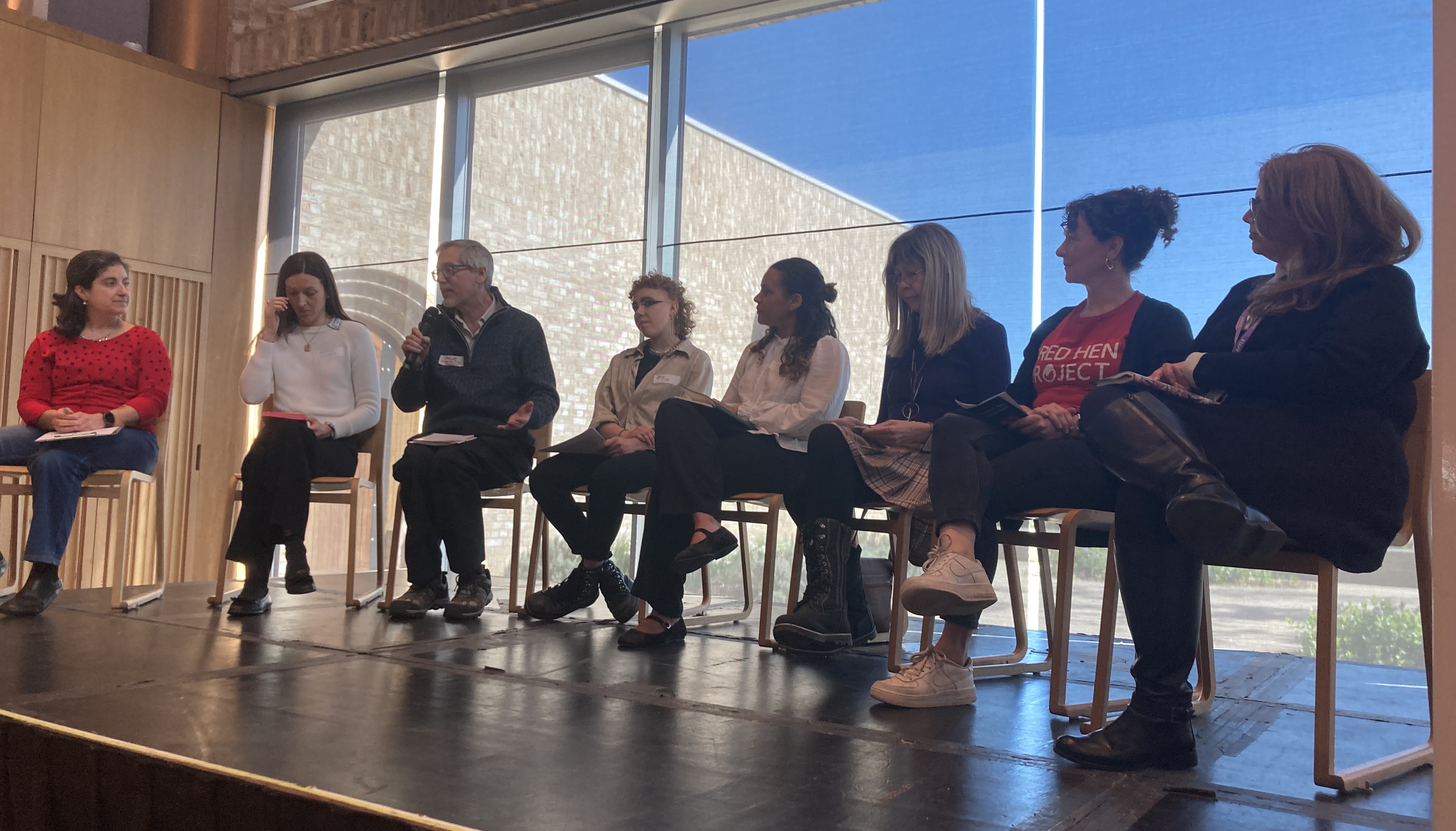 Food Justice conference 2026 - Nicky Shepard (Chief Executive Officer, Abbey People), Rose Earland (Senior Public Health Manager,&nbsp;Cambridgeshire County Council), Steve Clay (Chief Executive Officer,&nbsp;Cambridge City Foodbank), Alex Vardill (Volunteer and Project Support Coordinator,&nbsp;Cambridge Sustainable Food), Nikitta Vanterpool (Anti-Poverty Strategic Lead,&nbsp;Cambridgeshire County Council), Claire Houghton (Place Based Commissioner,&nbsp;Cambridgeshire County Council), Rachel Bennett (Head of Service Development,&nbsp;The Red Hen Project), Suzie Buttress (Project Manager,&nbsp;The Kings Hedges Family Support Project)