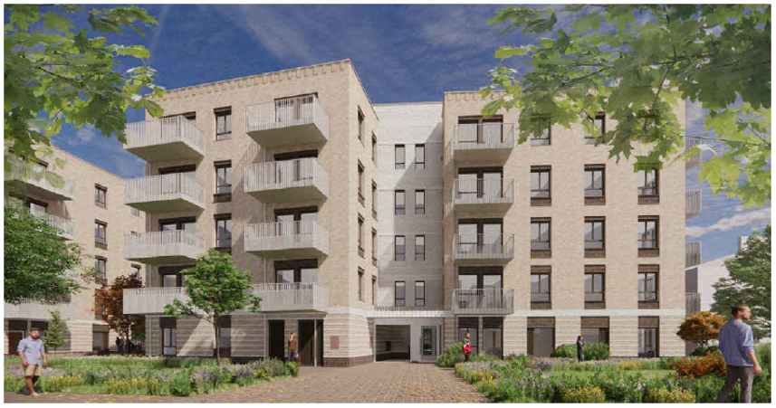 Proposed new homes at Hanover and Princess Court